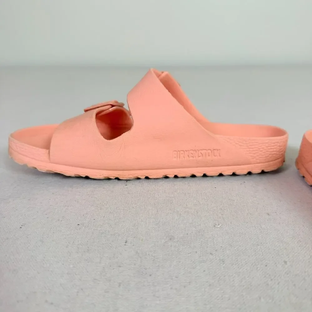 Birkenstock Arizona Essentials EVA Pink Clay Sandals Women's 37 Two Strap Narrow - Picture 9 of 16